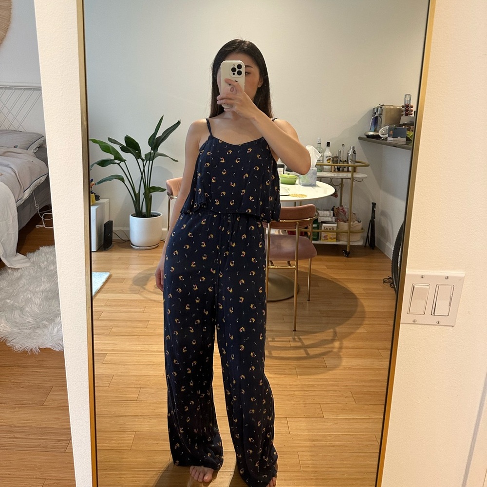 Mousy floral jumpsuits